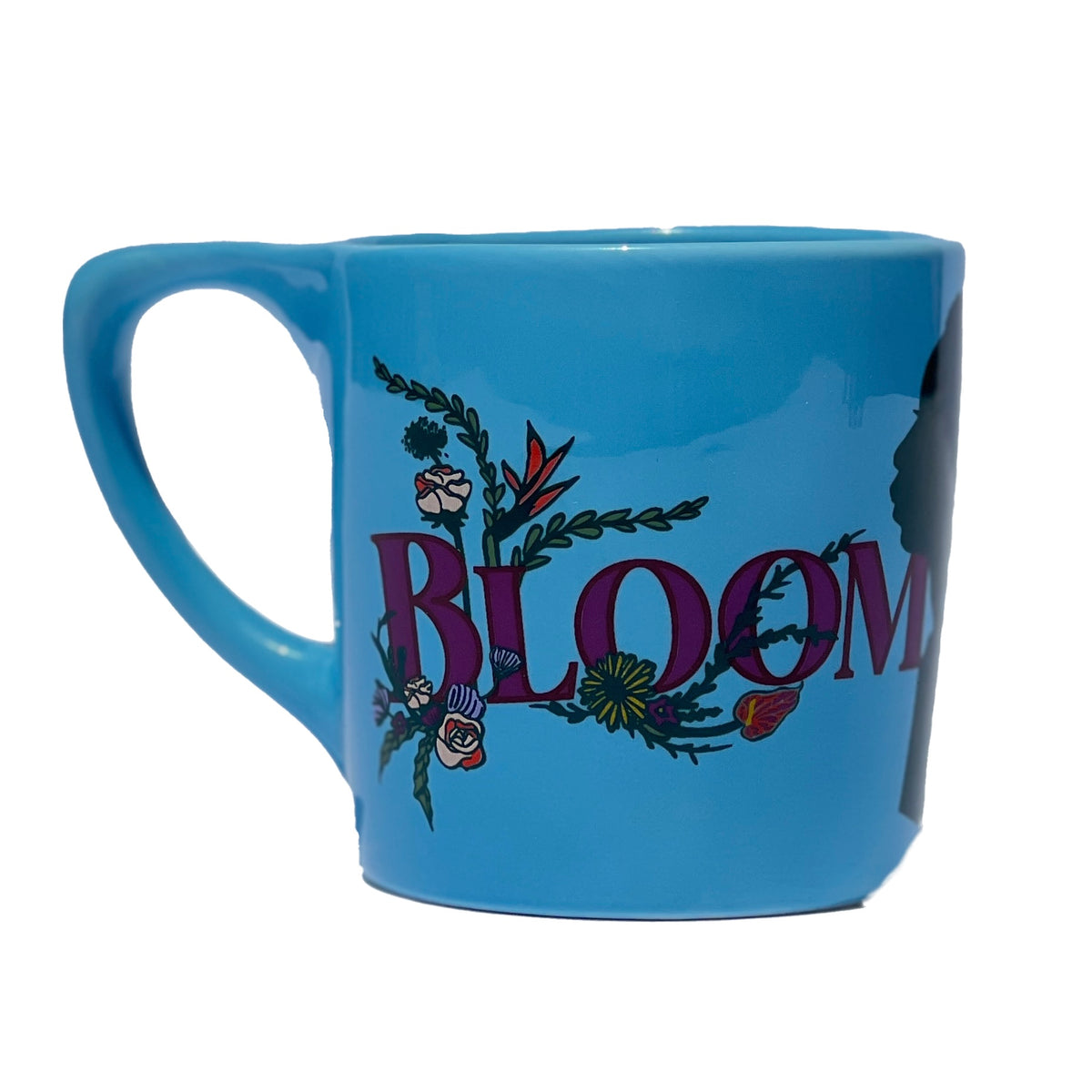 Wake Up & Smell The Flowers Mug- Cancun Blue – Bloom & Plume